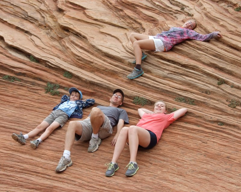 Some of the otherworldly rocks at Zion National Park