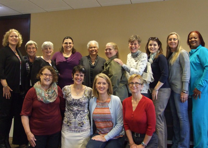 With all the presidents of regions for women’s ministry