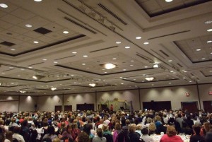 Speaking to the women at the Ladies in Faith Together Conference in Michigan