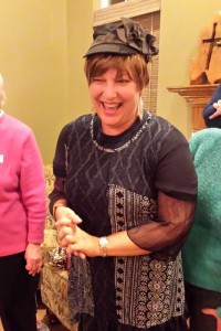 This is so typical of Donna’s personality! Right after having her head shaved and trying a new wig when the cancer came back last year.