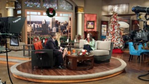 Filming at Cornerstone Television