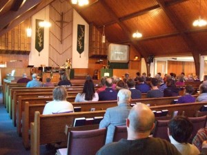 At Saranac Community Church in MI