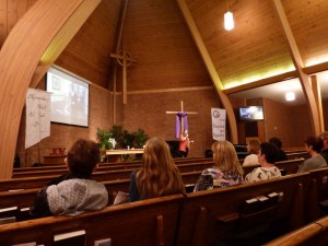 My husband’s awkward angle from the side at Bethel  :)