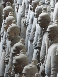 Some of the warriors up close