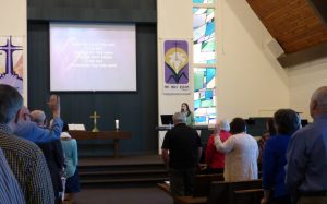 Sunday morning at Broadway Covenant Church